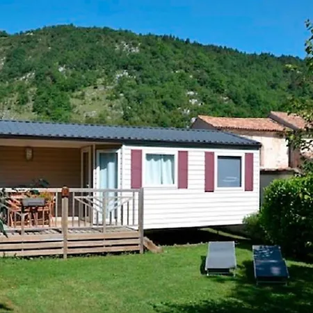 Tatil Evi Mobil-home Climatise 4 Pers Roquefeuil